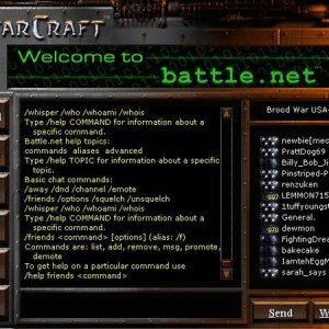 Starcraft 1 chat